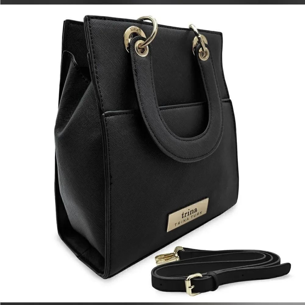 TRINA TURK NWT DOUBLE HANDLE CROSSBODY BAG